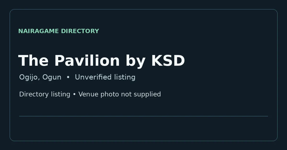 The Pavilion by KSD