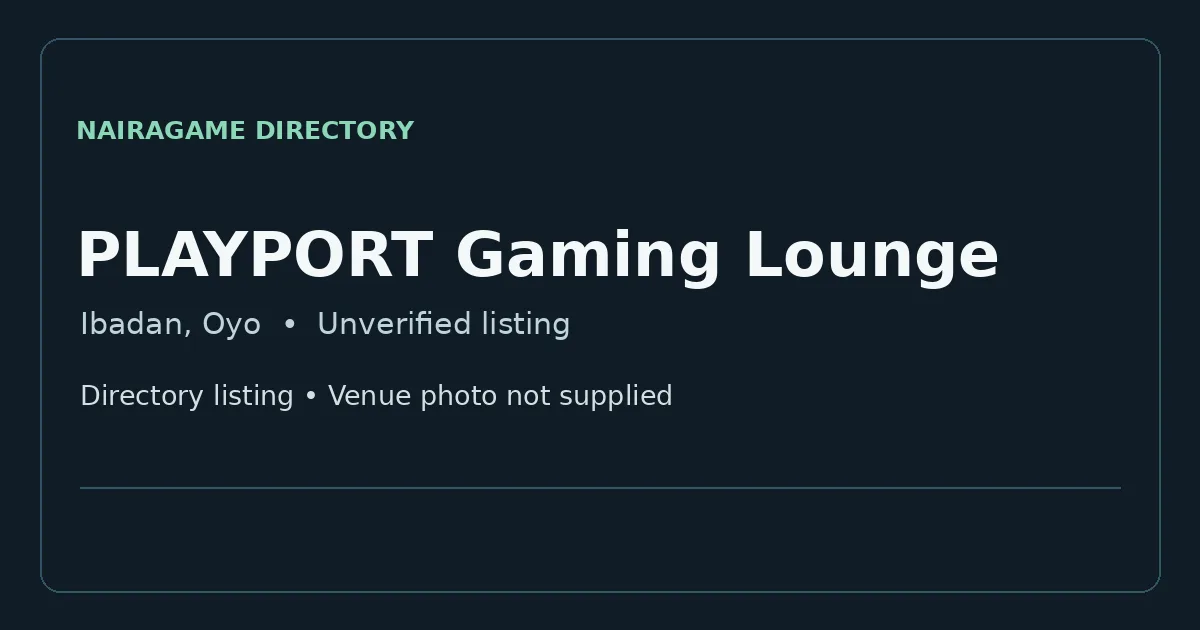 PLAYPORT Gaming Lounge