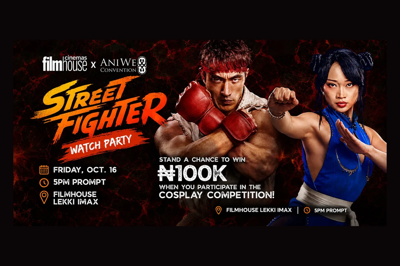 AniWe Street Fighter Watchparty — Lekki
