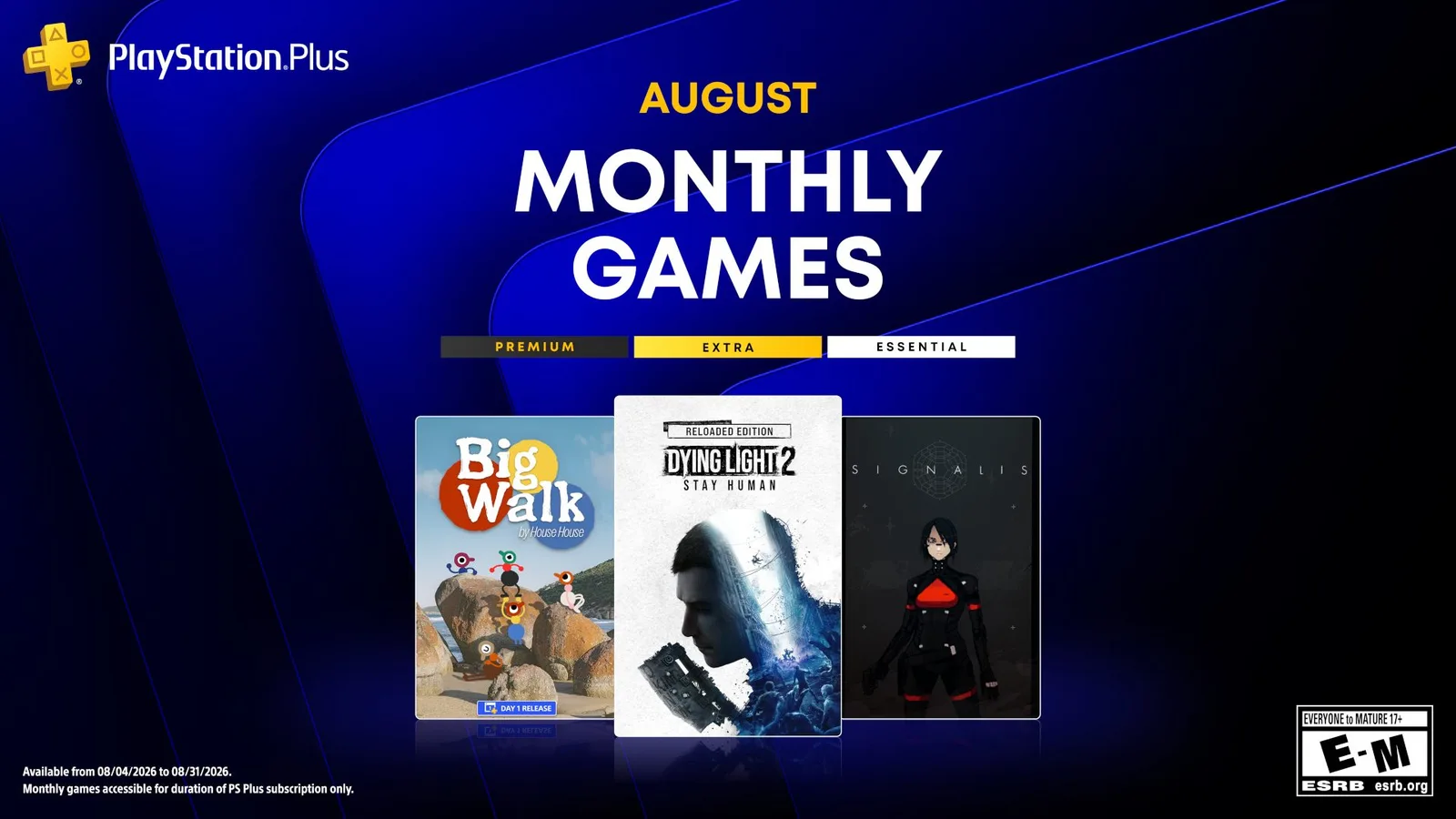 PS Plus August Adds Dying Light 2, Big Walk and Signalis: What Nigerian Accounts Should Check