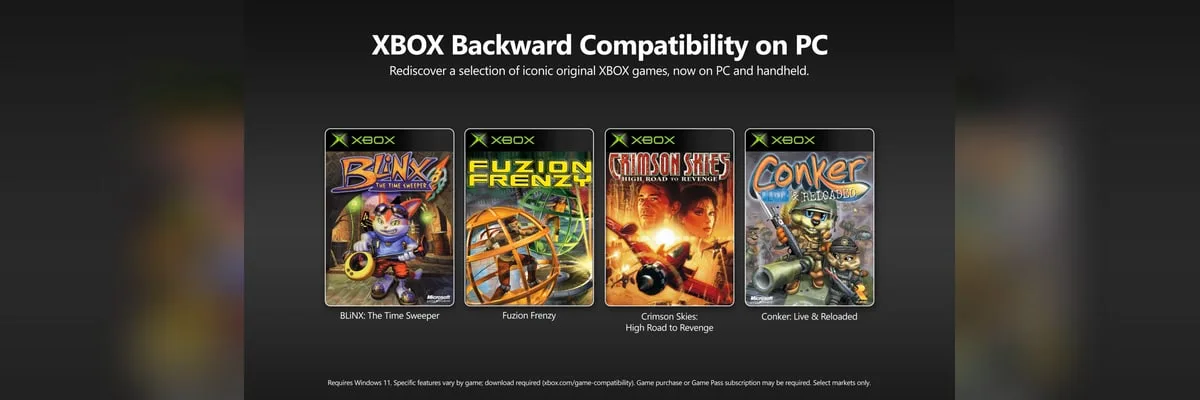 Xbox Backward Compatibility Reaches PC With Four Classic Games