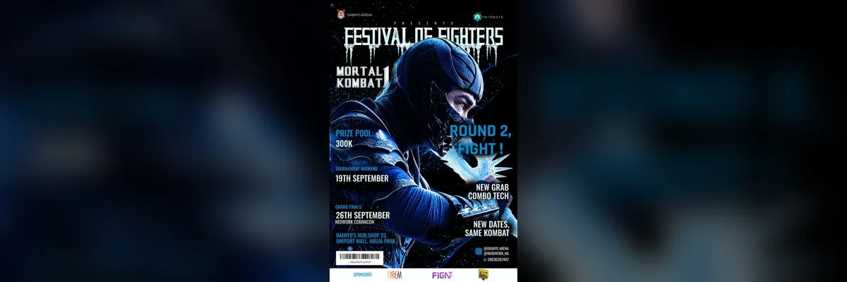 Port Harcourt's Festival of Fighters Put ₦300,000 Behind Mortal Kombat 1