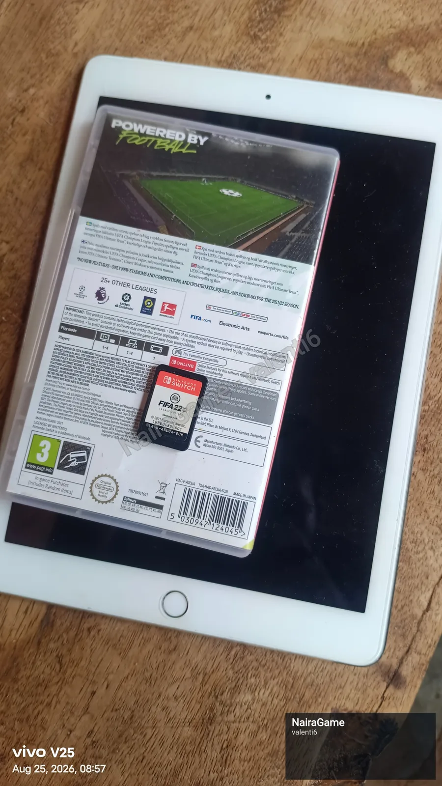 FIFA 22 switch Game card 2